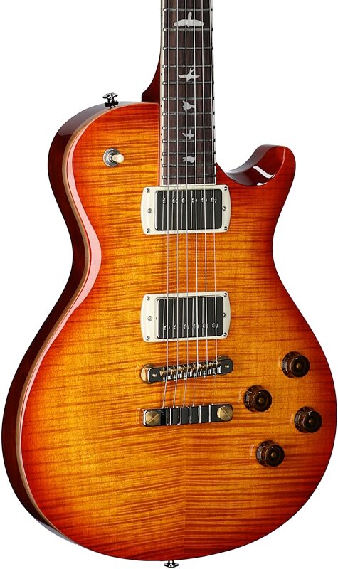 open zoom image for PRS Paul Reed Smith SE McCarty 594 Singlecut Electric Guitar (with Gig Bag), Vintage Sunburst, Full Left Front