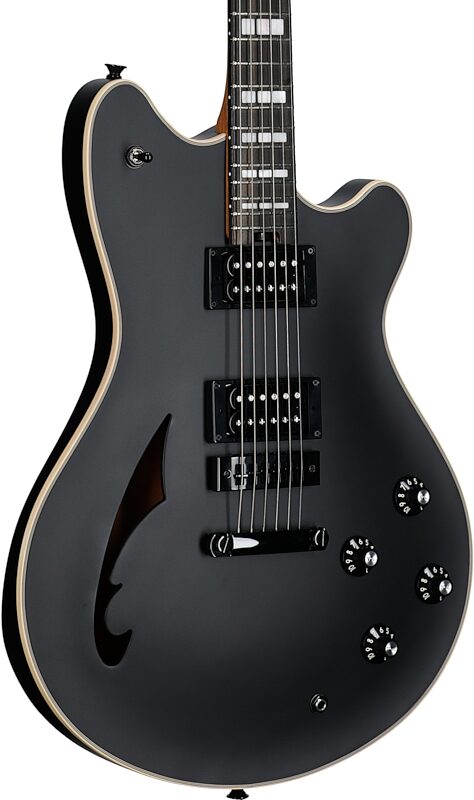 open zoom image for EVH Eddie Van Halen SA-126 Special Electric Guitar (with Case), Black, Open Box (Very Good), Full Left Front