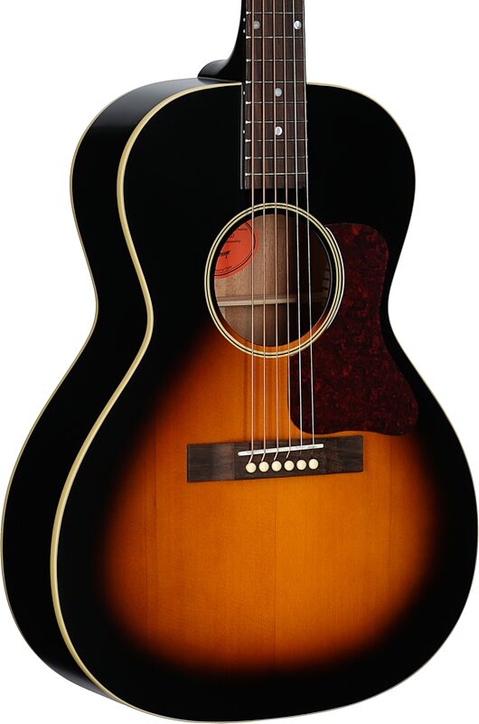 open zoom image for Epiphone Inspired by Gibson L-00 Standard Acoustic-Electric Guitar (with Gig Bag), Vintage Sunburst, Full Left Front