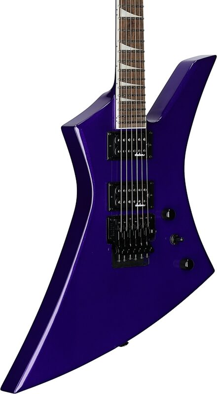 open zoom image for Jackson X Series Kelly KEX Electric Guitar, Laurel Fingerboard, Deep Purple Metallic, Full Left Front