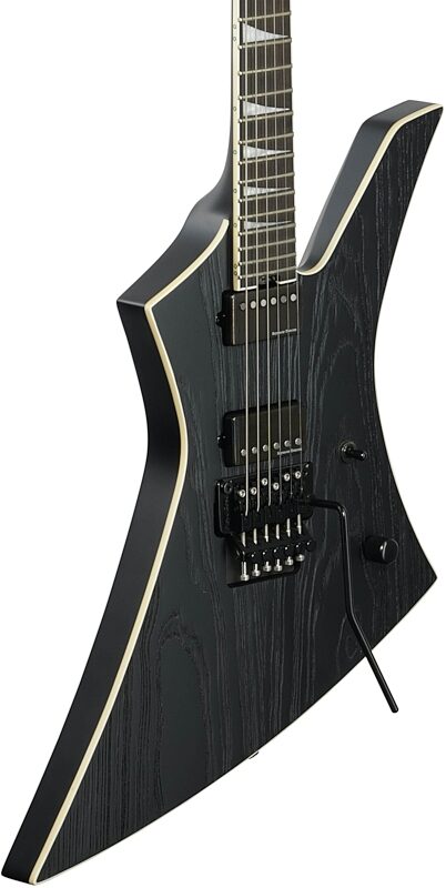 open zoom image for Jackson Pro Jeff Loomis Kelly Signature Electric Guitar, Black Ash, Open Box (Very Good), Full Left Front