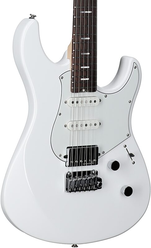 open zoom image for Yamaha Pacifica Standard Plus PACS+12 Electric Guitar, Rosewood Fingerboard (with Gig Bag), Shell White, Full Left Front