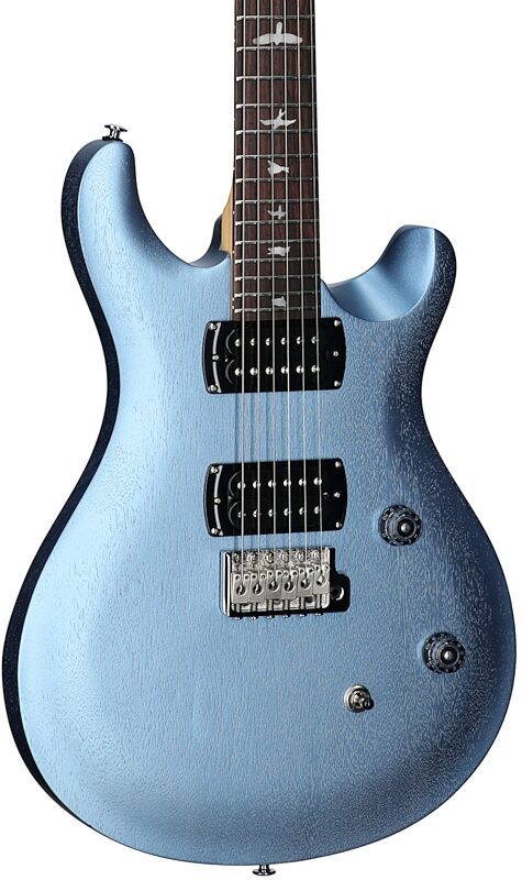 open zoom image for PRS Paul Reed Smith SE CE24-v2 Standard Electric Guitar, Ice Blue Metallic, Full Left Front