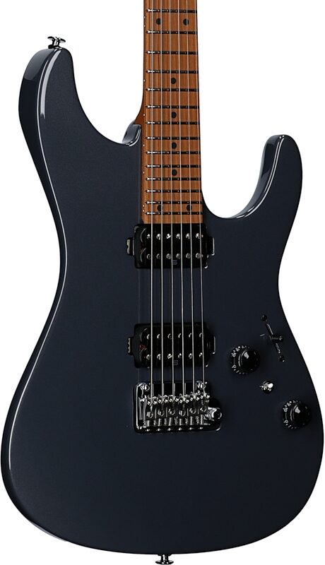 open zoom image for Ibanez AZ2402 Prestige Electric Guitar (with Case), Gray Metallic, Open Box (Very Good), Full Left Front