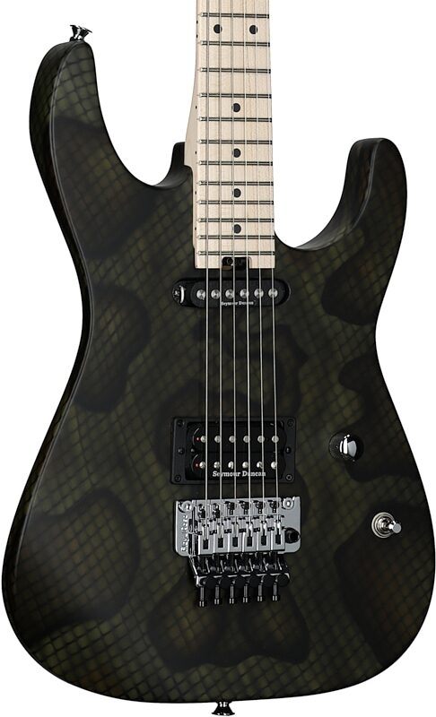 open zoom image for Charvel Pro-Mod Warren DeMartini Snake Electric Guitar, New, Full Left Front