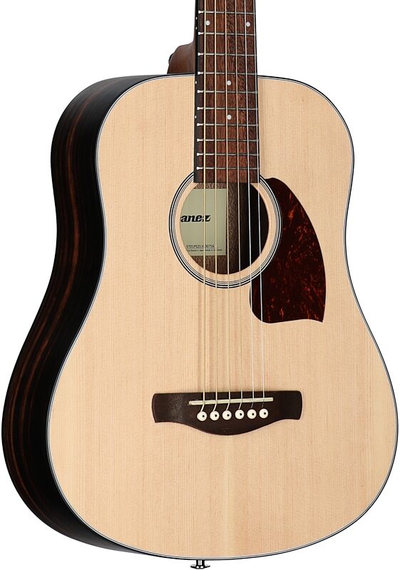open zoom image for Ibanez PF2BE 3/4-Size Acoustic Guitar, Open Pore Natural, Full Left Front