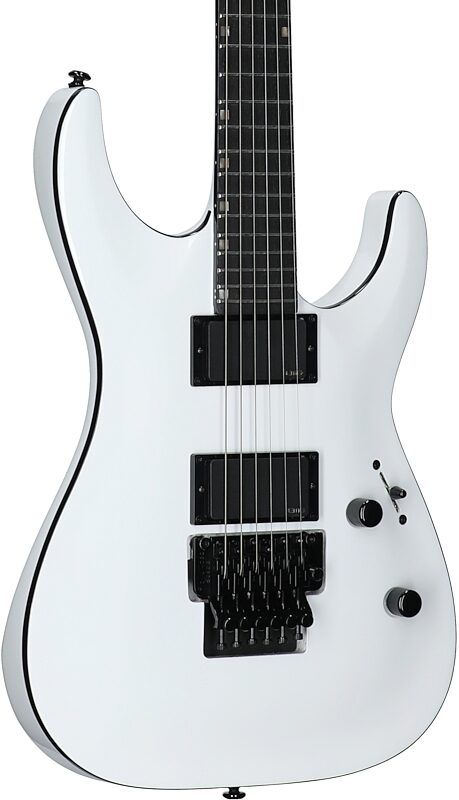 open zoom image for ESP LTD MH-400 Guitar with Tremolo, Snow White, Full Left Front