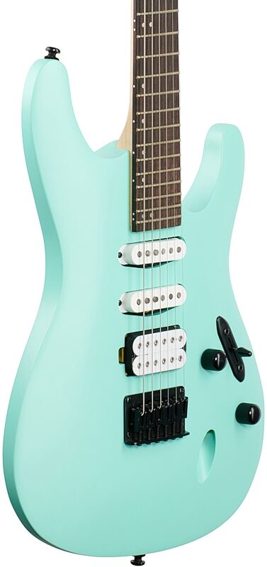 open zoom image for Ibanez S561 Electric Guitar, Sea Foam Green Matte, Full Left Front