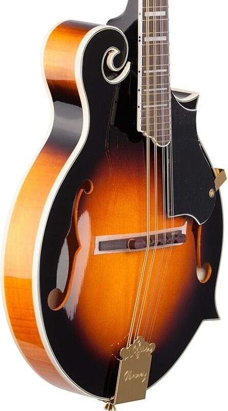 open zoom image for Ibanez M522S F-Style Mandolin, Brown Sunburst, Full Left Front