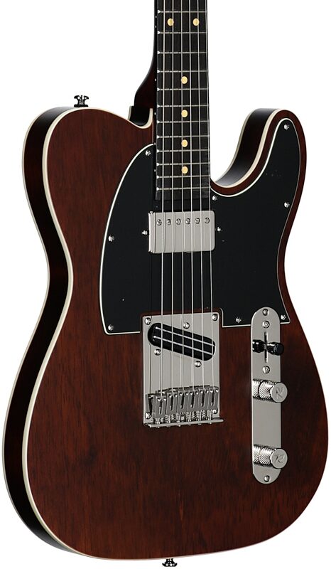 open zoom image for Reverend Pete Anderson Eastsider Custom Electric Guitar, Violin Brown, Full Left Front