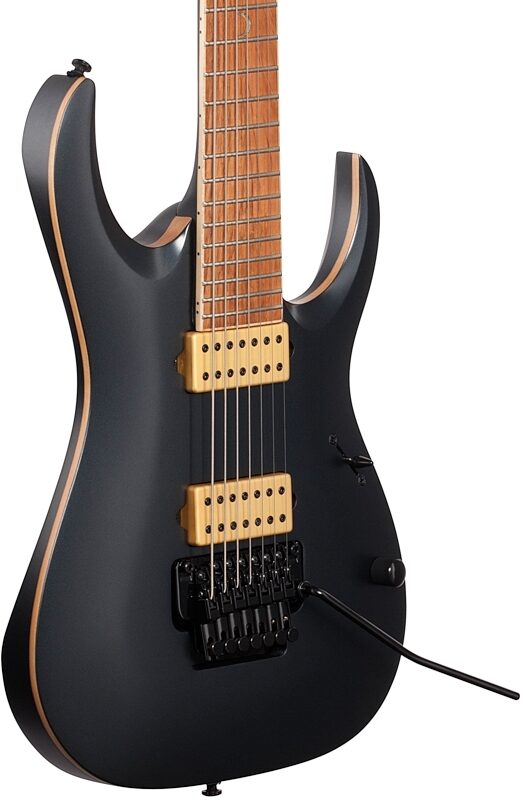 open zoom image for Ibanez JBM27 Jake Bowen Electric Guitar, 7-String, Black, Full Left Front