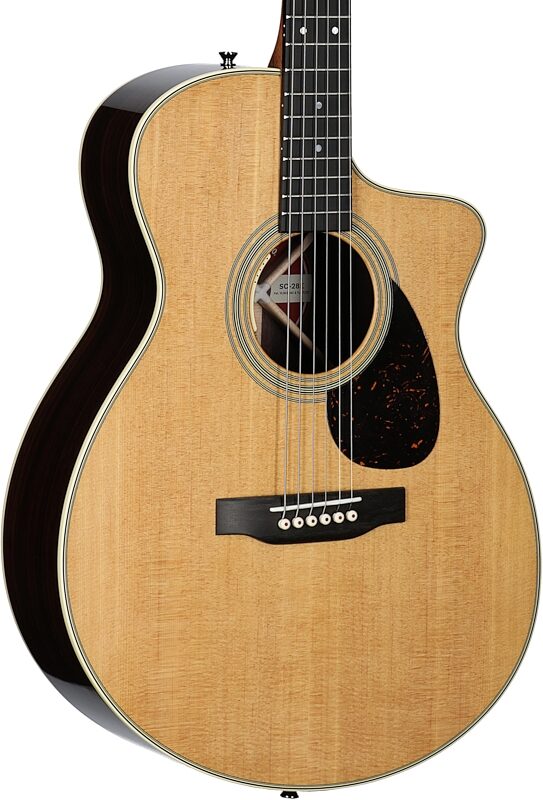 open zoom image for Martin SC-28E Acoustic-Electric Guitar (with Case), Natural, Serial #2800364, with LR Baggs Electronics, Open Box (Very Good), Full Left Front