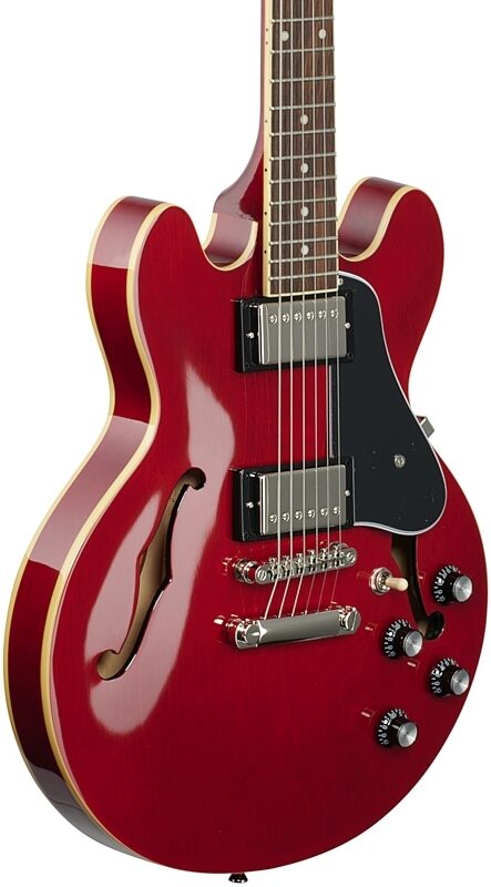 open zoom image for Epiphone ES-339 Semi-Hollowbody Electric Guitar, Cherry, Full Left Front