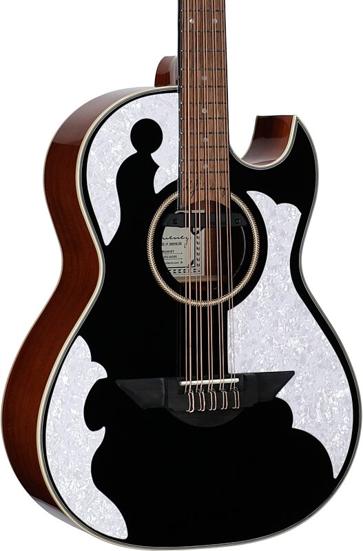 open zoom image for H. Jimenez LBQ4E-BT Bajo Quinto (with Gig Bag), New, Full Left Front