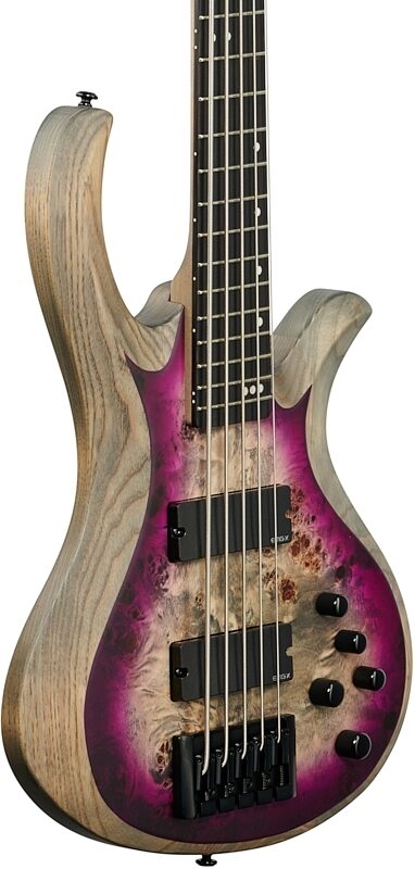 open zoom image for Schecter Riot-5 5-String Electric Bass, Satin Aurora Burst, Full Left Front