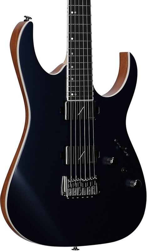 open zoom image for Ibanez RG5121R Prestige Electric Guitar (with Case), Dark Tide Blue Flat, Full Left Front