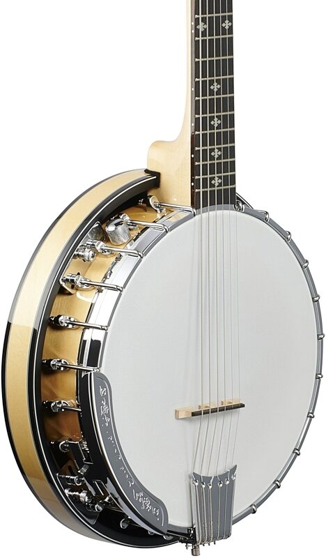 open zoom image for Gold Tone GT-500 Banjitar Deluxe 6-String Banjo, Open Box (Good), Full Left Front