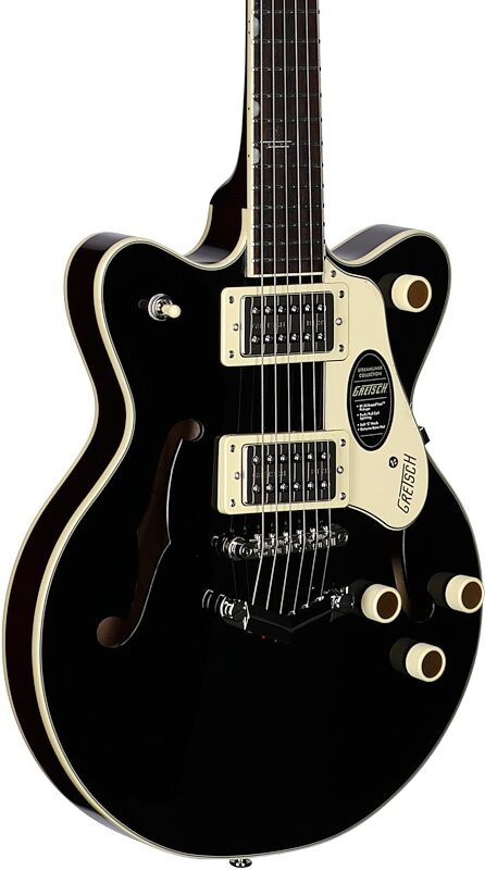 open zoom image for Gretsch G2655 Streamliner CB Junior Electric Guitar, Black, Full Left Front
