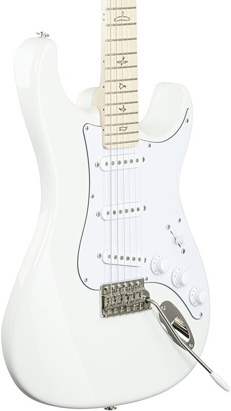 open zoom image for PRS Paul Reed Smith John Mayer Silver Sky Electric Guitar, Maple Fretboard (with Gig Bag), Frost, Full Left Front