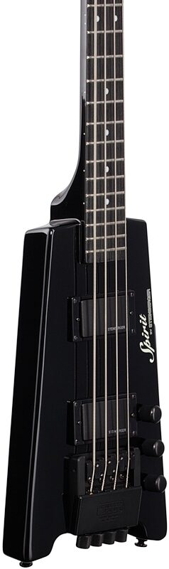 open zoom image for Steinberger Spirit XT-2 Standard Electric Bass (with Gig Bag), Black, Full Left Front