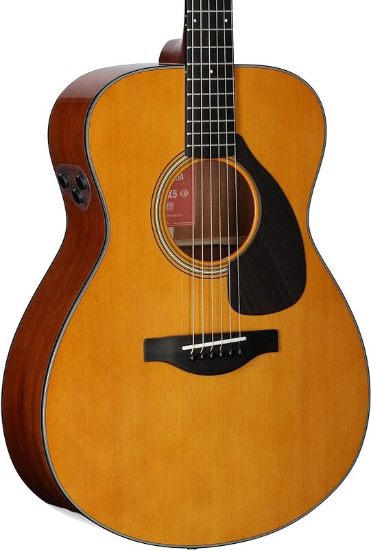 open zoom image for Yamaha FSX5 Concert Acoustic-Electric Guitar, Gloss Natural, Full Left Front