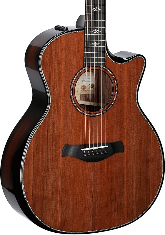 open zoom image for Taylor 914ce Builder's Edition Grand Auditorium Acoustic-Electric Guitar (with Case), Sinker Redwood Top, Full Left Front