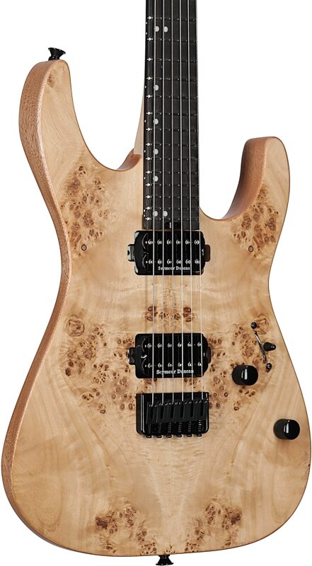 open zoom image for Charvel Pro-Mod DK24 HH HT E Electric Guitar with Ebony Fingerboard, Desert Sand, Full Left Front