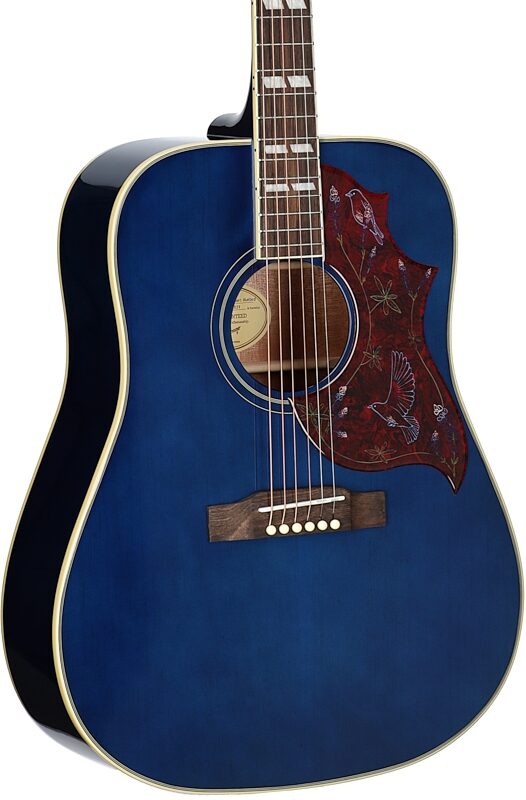 open zoom image for Epiphone Miranda Lambert Bluebird Studio Acoustic-Electric Guitar (with Case), Bluebonnet, Full Left Front