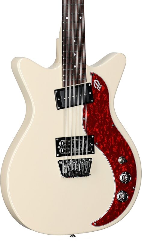 open zoom image for Danelectro 59X12 Electric Guitar, 12-String, Cream, Full Left Front