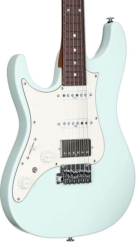 open zoom image for Ibanez AZ2204NWL Prestige Electric Guitar (with Case), Left-Handed, Mint Green, Full Left Front