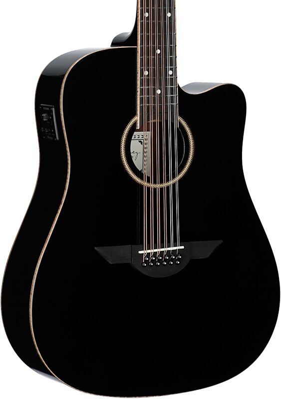 open zoom image for H. Jimenez LGD1-CEBK Guitarra Doble 12-String Guitar (with Case), New, Full Left Front