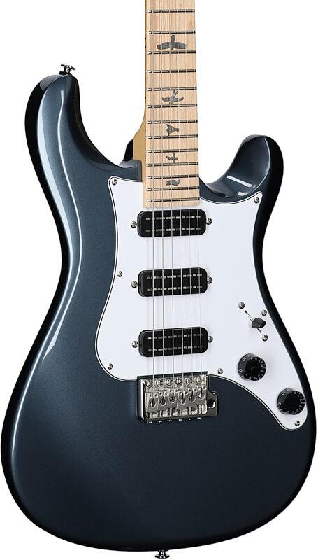 open zoom image for PRS Paul Reed Smith SE NF3 Electric Guitar, with Maple Fingerboard (with Gig Bag), Gun Metal Gray, Full Left Front