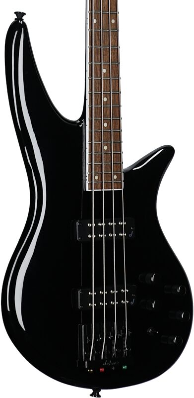 open zoom image for Jackson X Series Spectra SBX IV Electric Bass, Gloss Black, Full Left Front