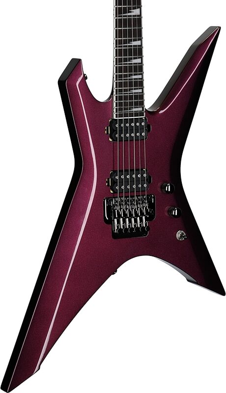 open zoom image for Ibanez XPT420DX Xiphos Electric Guitar (with Gig Bag), Rose Gold Chameleon, Full Left Front