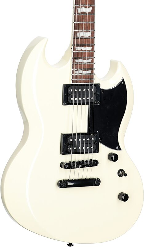 open zoom image for ESP LTD Viper 256 Electric Guitar, Olympic White, Full Left Front
