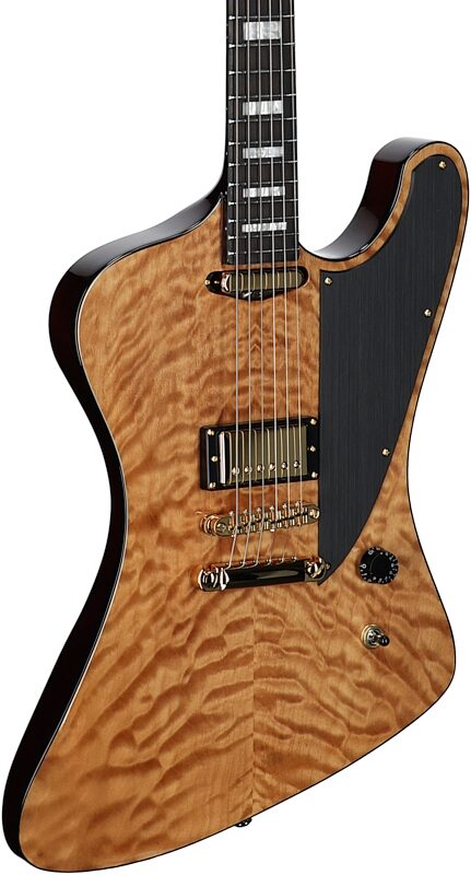 open zoom image for ESP LTD Caleb Shomo CS-II Phoenix Electric Guitar (with Case), Vintage Natural, Full Left Front