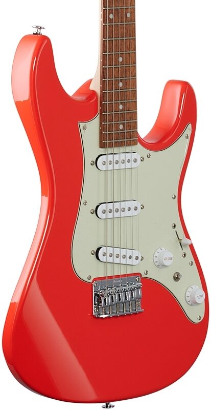 open zoom image for Ibanez AZES31 AZ Essentials Electric Guitar, Vermillion, Full Left Front