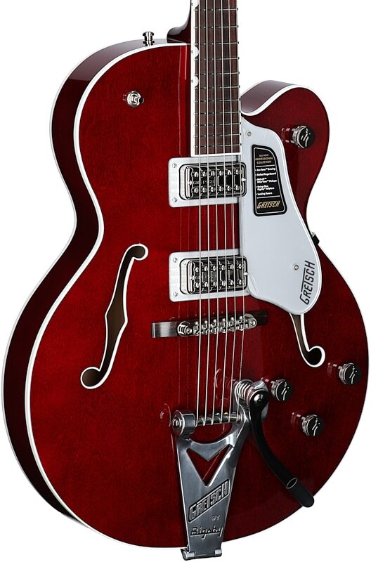 open zoom image for Gretsch Pro Collection Tennessean Electric Guitar (with Case), Deep Cherry, Full Left Front
