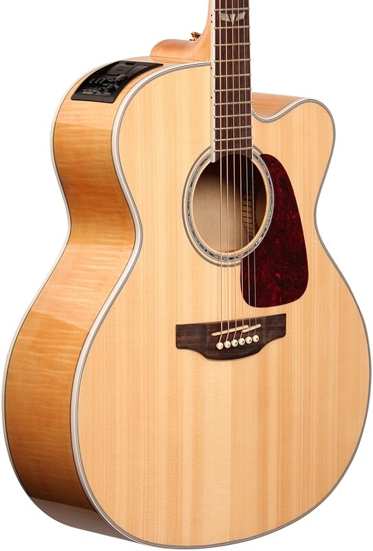 open zoom image for Takamine GJ72CE Jumbo Acoustic-Electric Guitar, Natural, Full Left Front