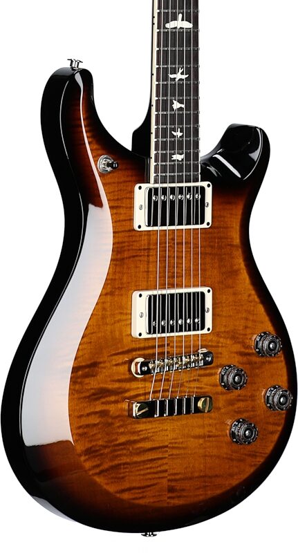 open zoom image for PRS Paul Reed Smith S2 McCarty 594 Electric Guitar (with Gig Bag), Black Amber, Full Left Front