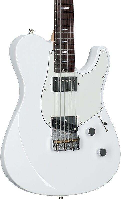 open zoom image for Yamaha PACSPL11S Pacifica Standard Plus Electric Guitar, Rosewood Fingerboard (with Gig Bag), Shell White, Open Box (Very Good), Full Left Front