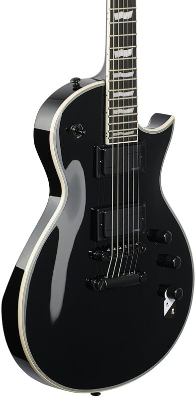 open zoom image for ESP LTD EC-1000S Fluence Electric Guitar, Black, Full Left Front