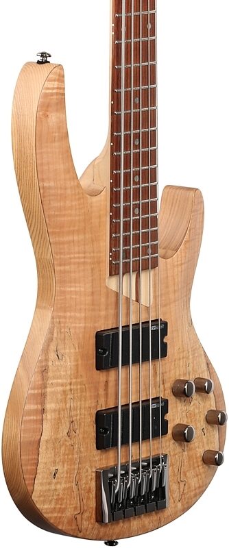 open zoom image for ESP LTD B205SM Electric Bass, 5-String, Natural Satin, Open Box (Good), Full Left Front