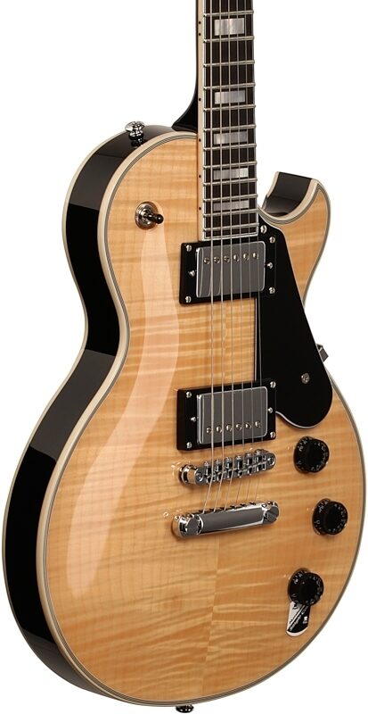 open zoom image for Schecter Solo II Custom Electric Guitar, Gloss Natural, Chrome Hardware, Full Left Front