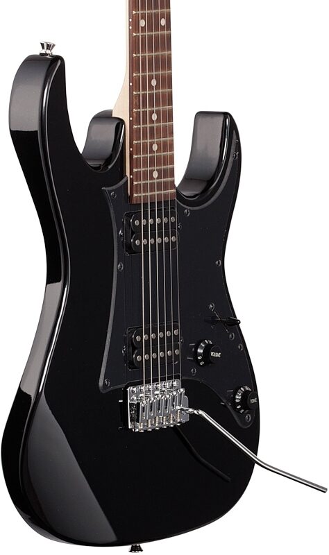 open zoom image for Ibanez GRX20Z Electric Guitar, Black, Full Left Front