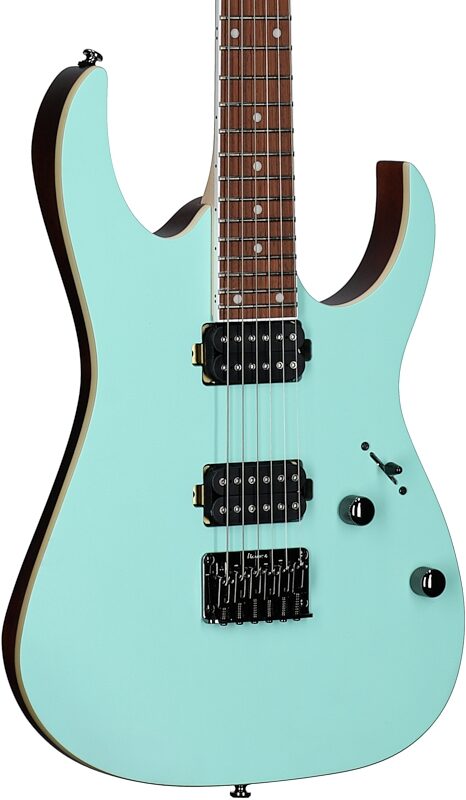 open zoom image for Ibanez RG421S Electric Guitar, Sea Shore Matte, Open Box (Good), Full Left Front
