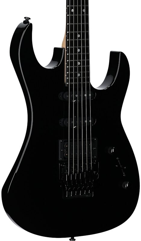 open zoom image for B.C. Rich ST3 Retro II Floyd Rose Electric Guitar, Black, Full Left Front