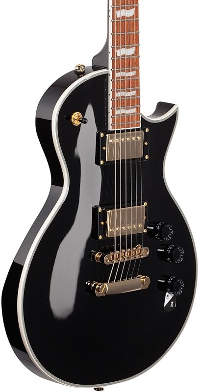 open zoom image for ESP LTD EC-256 Electric Guitar, Black, Full Left Front