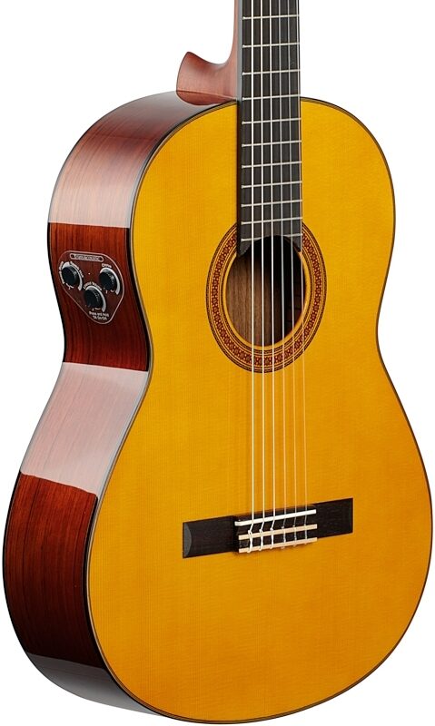 open zoom image for Yamaha CG-TA TransAcoustic Nylon Classical Acoustic-Electric Guitar, New, Full Left Front
