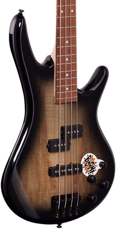 open zoom image for Ibanez GSR200SM Electric Bass, Natural Gray Burst, Full Left Front